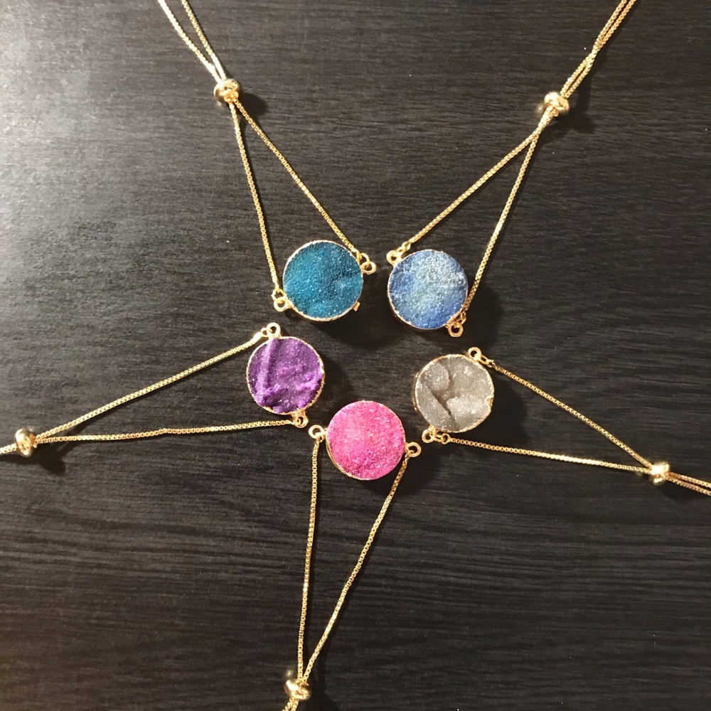 Druzy Agate Bracelet